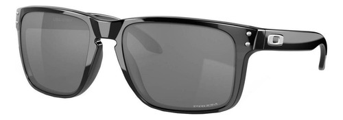 Anteojos de sol Oakley Holbrook XL Extra large con marco de o matter color polished black, lente black de plutonite prizm, varilla polished black de o matter - OO9417