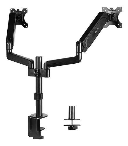 Soporte De Brazo Vivo Dual Monitor Para Pantallas De 17 A...