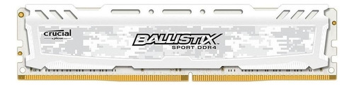 Memoria RAM Ballistix Sport LT gamer color white 16GB 1 Crucial BLS16G4D32AESC