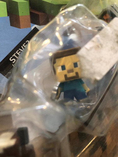 Minecraft Mini Figures Steve Cow Spider Mattel Grass Series