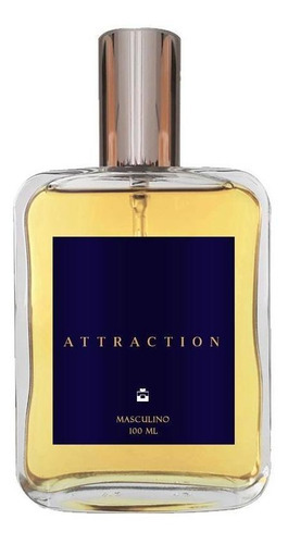 Perfume Com Ferômonios Attraction 100ml - Masculino