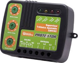 Supervisor Trifasico 220v Ajustable