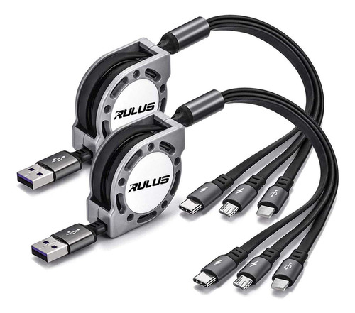 2 Cable Multiusb Retractile 3 1 4 Pie Compatibilidad Usb