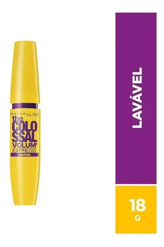 Volum' Express® Máscara De Cílios The Colossal® Lavável Preto