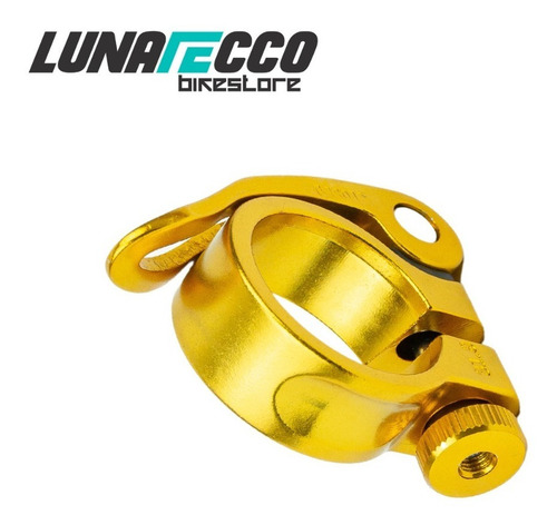 Abrazadera 28.6 Mm Para Bicicleta Color Oro