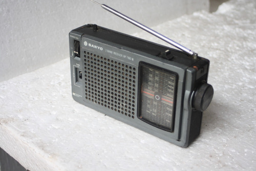 Radio Sanyo Rp 7160 N Nao Funciona Sucata De Peças Preto (Usado)