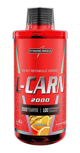 L-carnitina Integralmedica 2000mg (480ml) + Cromo - Original