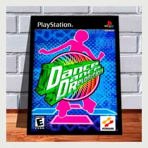 Comprar Quadro Decorativo Capa A4 Gamer Dance Dance Playstation 1