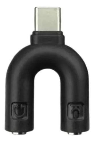 Splitter Usb C A Mini Plug 3,5mm P/ Auriculares Y Microfono