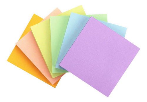 Early Buy Nota Adhesiva 3 X 3  6 Almohadilla Color Pastel