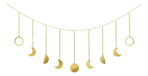 Suspensão De Parede Fase Da Lua Lua Garlandcor Boho 200cm