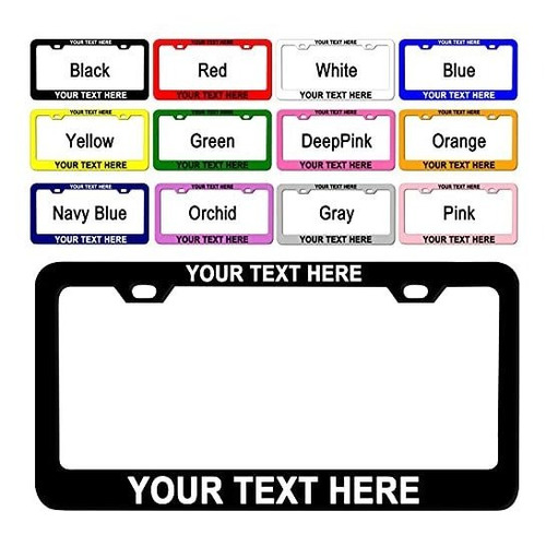 Marco - Custom License Plate Frame,personalized Stainless St