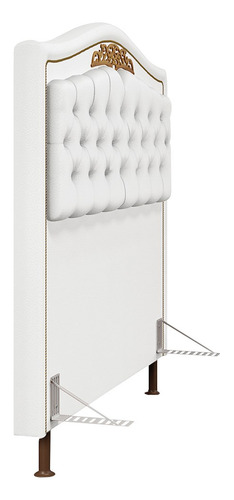 Cabeceira Cama Box Casal 140cm Imperial J02 Corano Branco