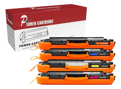Kit 4 Cores Toner Compatível Com M177fw M175a Cp1025 Premium