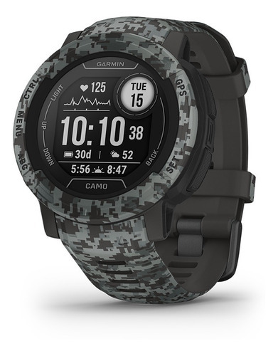 Reloj Smartwatch Instinct 2 Camo Edition Graphite Camo Color De La Malla Camo Color Del Bisel Camo Color De La Caja Negro