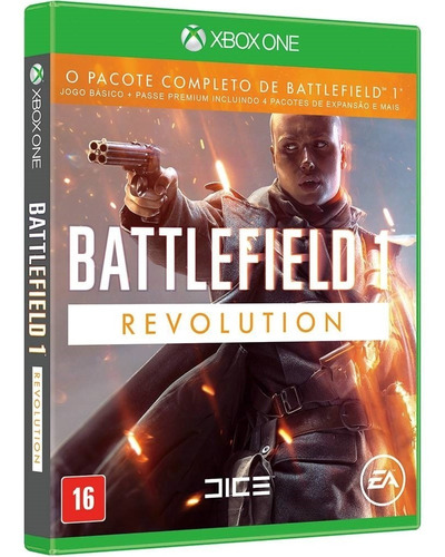 Battlefield 1 Revolution Xbox One Mídia Física Lacrado Novo