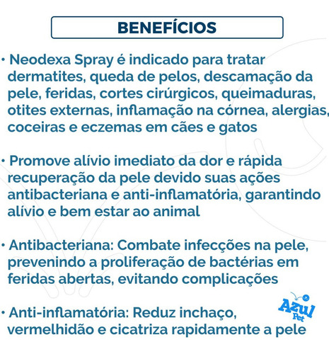 Cachorro Coçando Orelha E Chorando Neodexa Spray 125ml