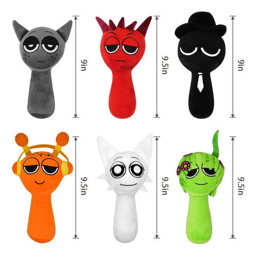 W-j Sprunki Pelúcia Nsincredibox Sprunki Pelúcia Merch -6