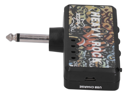 Amplificador De Audífonos Bajo De Guitarra Eléctrica Con C