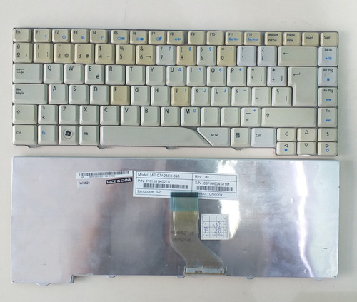 Teclado Acer  5520 5720 5920 5920z Sp Usado 