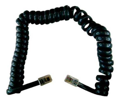 Imagen 1 de 1 de Cable Resortado Para Telefono 3.5mt Ta-314