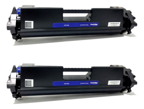 Kit 2 Toner Compatível Cf218 18a Para Impressora Hp M104