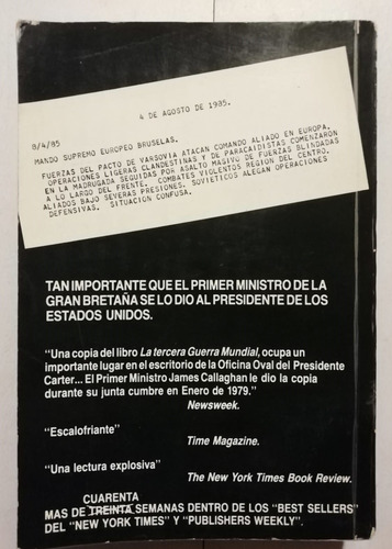 La Tercera Guerra Mundial -john Hackett -lasser Press - 1982