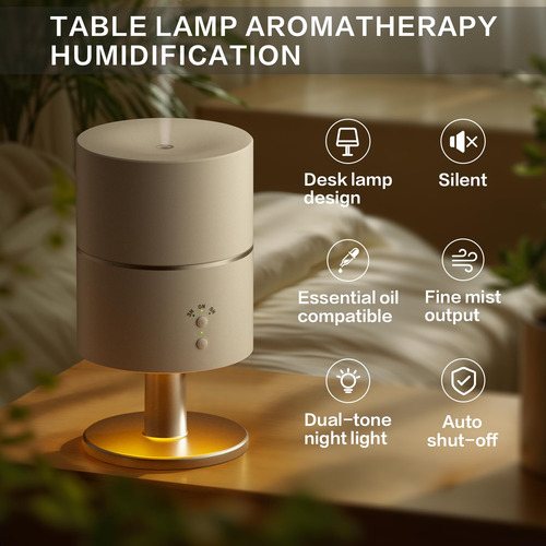Difusor De Aceites Esenciales Lámpara De Mesa Clásica De Luz
