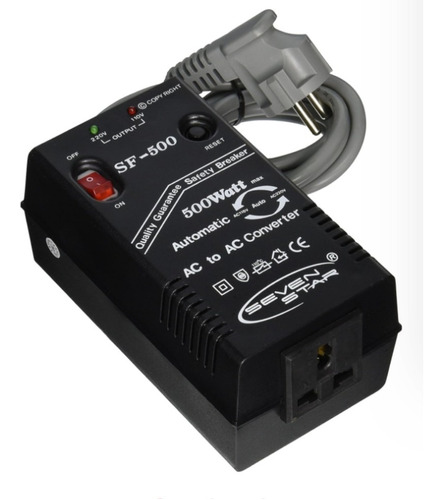 Convertidor Sevenstarautomático 500w Dual 110-220v 220-110 