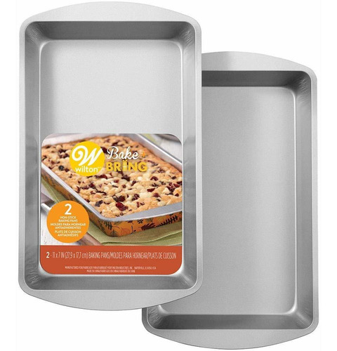 Wilton Fall Juego 2 Sarten Rectangular 11 7 Desechable