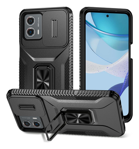 Funda Deslizante Negra Para Motorola Moto G 5g 2023/4g 2023