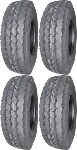 Combo 4 Llantas Blacklion 295/80 R22.5 Ba220