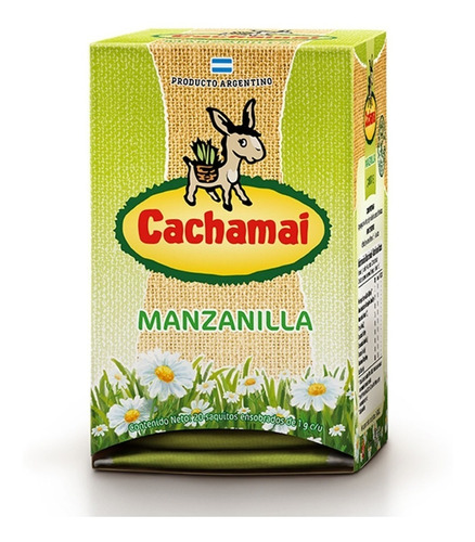 Te Cachamai Manzanilla 20 Saquitos X 2 Unidades