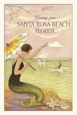 Libro Vintage Journal Santa Rosa Beach Mermaid - Found Im...