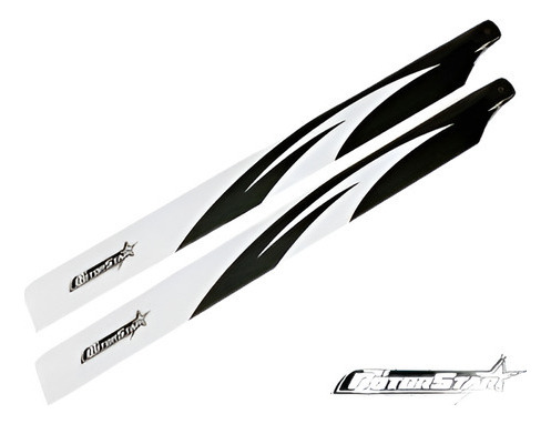 430mm Rc Rotorstar Premium 3k Fibra De Carbono Helicóptero F