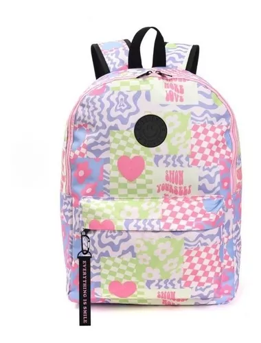 MOCHILA ESTAMPADA BADCAT - MOCHILA ESCOLAR