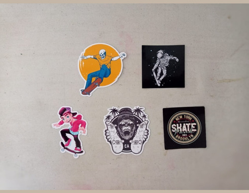 Imagen 3 de 5 de Pack De 20 Stickers De Skate (p029)