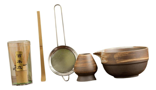 5x Ceremonía De Matcha Matcha Bowl Con Supt Sifter