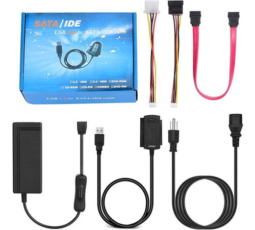 Unidad Sata  Pata  Ide Cable Convertidor Adaptador Usb ...