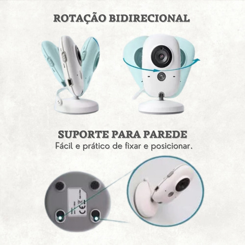 Babá Eletrônica Taktark Com Monitor Do Bebê 5 Em 1 Pronta 11