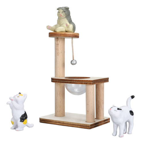 Set De Juego Con Forma De Figura De Gato, Estructura De Esca