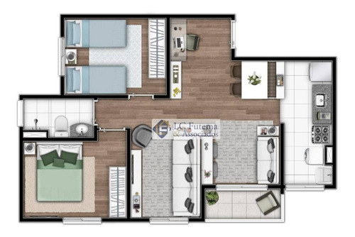 Apartamento Com 3 Dormitórios À Venda, 56 M² Por R$ 229.900,00 - Raízes Eco Clube - Cotia/sp - Ap0241