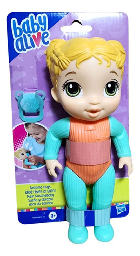 Baby Alive Sueño Y Abrazos, Muñeca Con Chupón