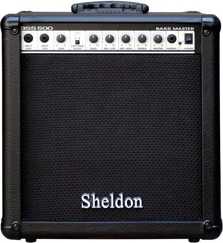 Amplificador Para Baixo Sheldon Bss 500 50w C/