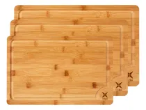 Comprar Set De 3 Tablas Croix De Bamboo Para Picar Ecológicas