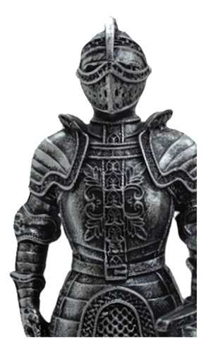 Escultura De Estatua De Caballero Medieval, Escultura Argén