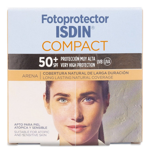 Isdin Fotoprotector Facial Compact Arena Spf 50+, 10g