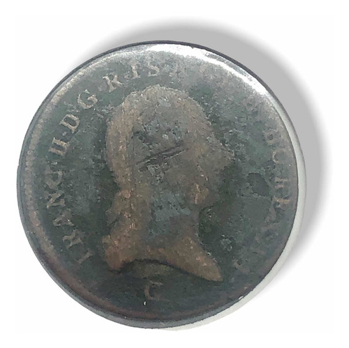 Rara Moneda Austriaca Del Año 1800-g De 1 Kreuzer (Usado)