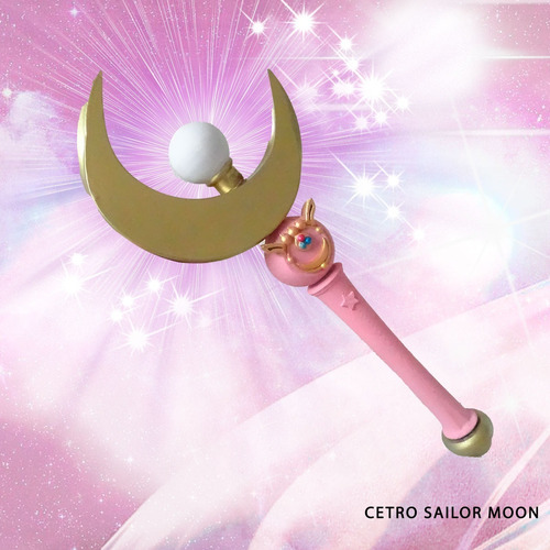 Cetro Lunar Sailor Moon Con Base
