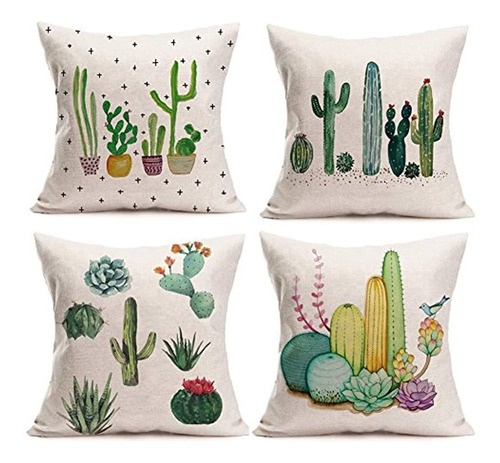 Aremazing Summer Style Green Succulents Plants Cactus Prickl